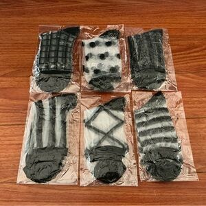 Black and White Patterned Women’s Socks